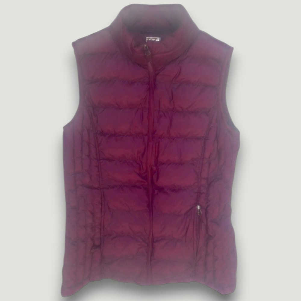 32 Degrees Heat Womens Vest S Maroon Puffer Quilted Outdoor Gorpcore Casual